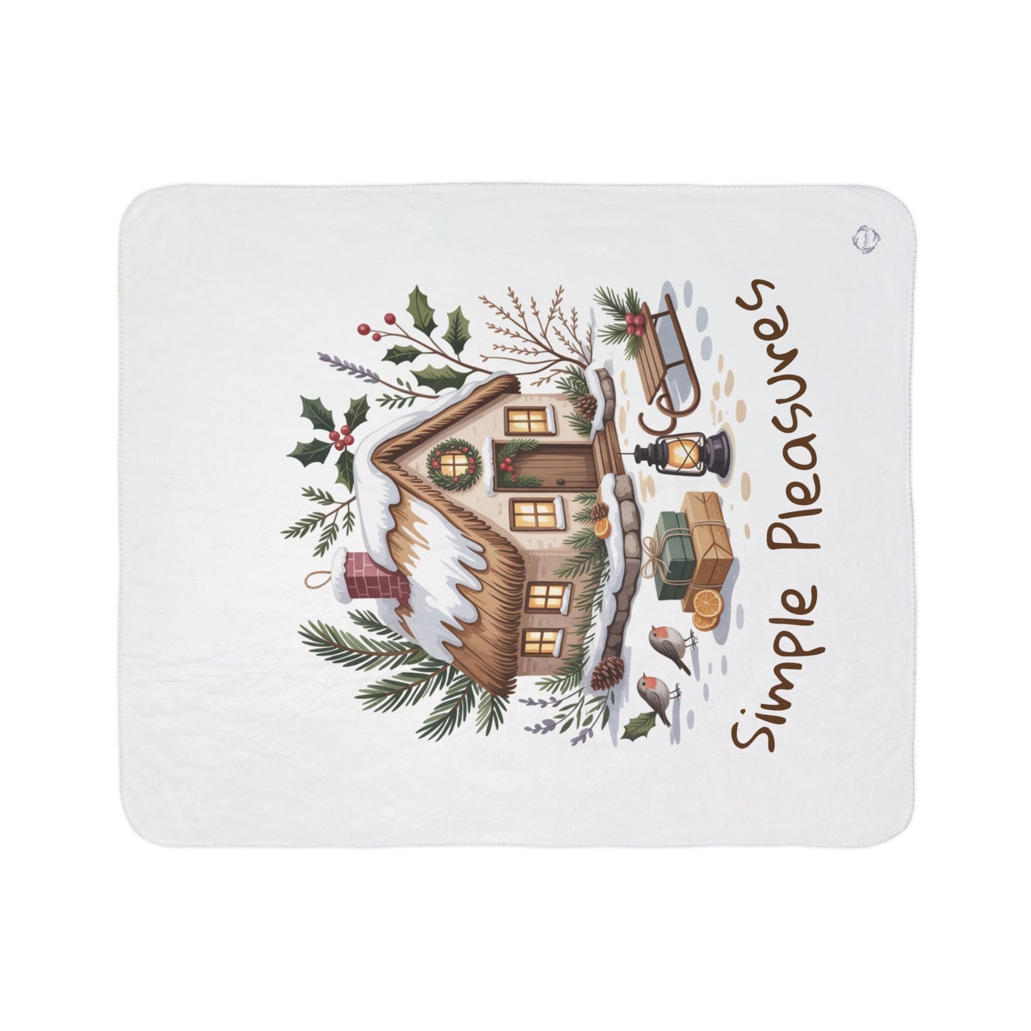 Cozy Fleece Sherpa Blanket - Simple Pleasures Winter Decor