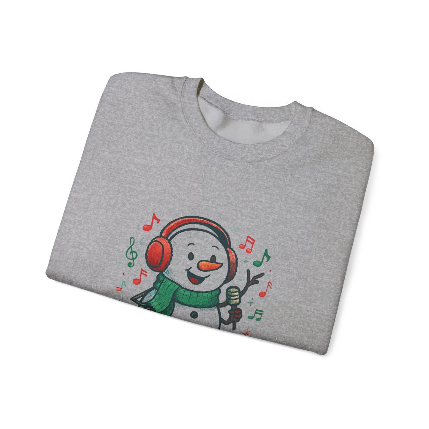 Snowman 'Let’s Defrost the Jams' Sweatshirt — Holiday Music Crewneck