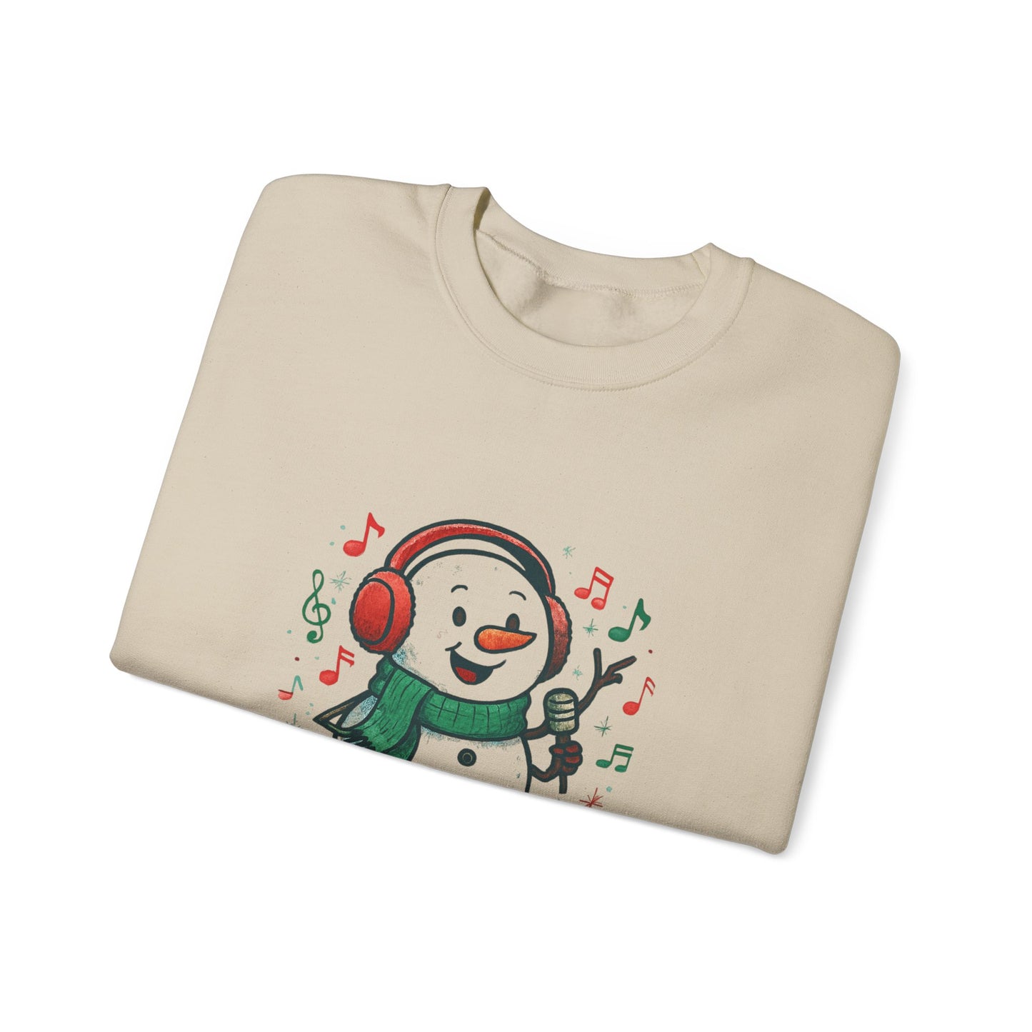 Snowman 'Let’s Defrost the Jams' Sweatshirt — Holiday Music Crewneck