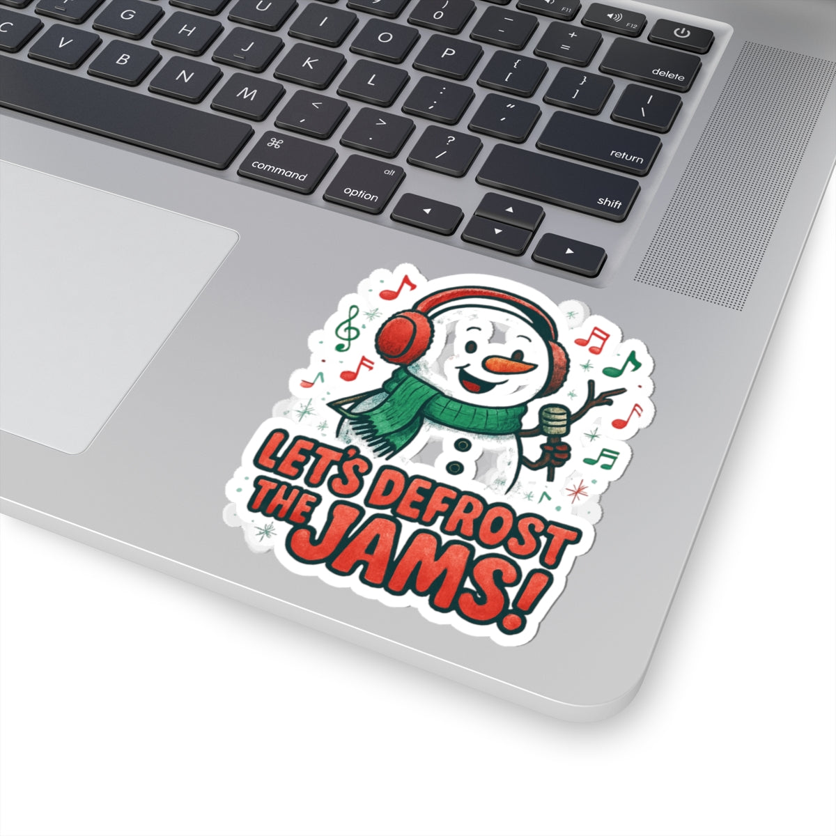 Let’s Defrost the Jams! Snowman Holiday Sticker