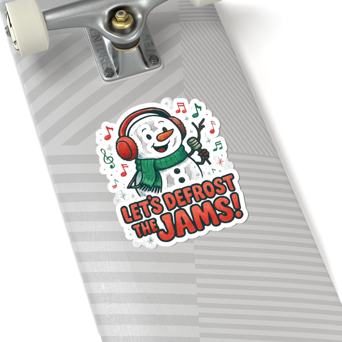 Let’s Defrost the Jams! Snowman Holiday Sticker