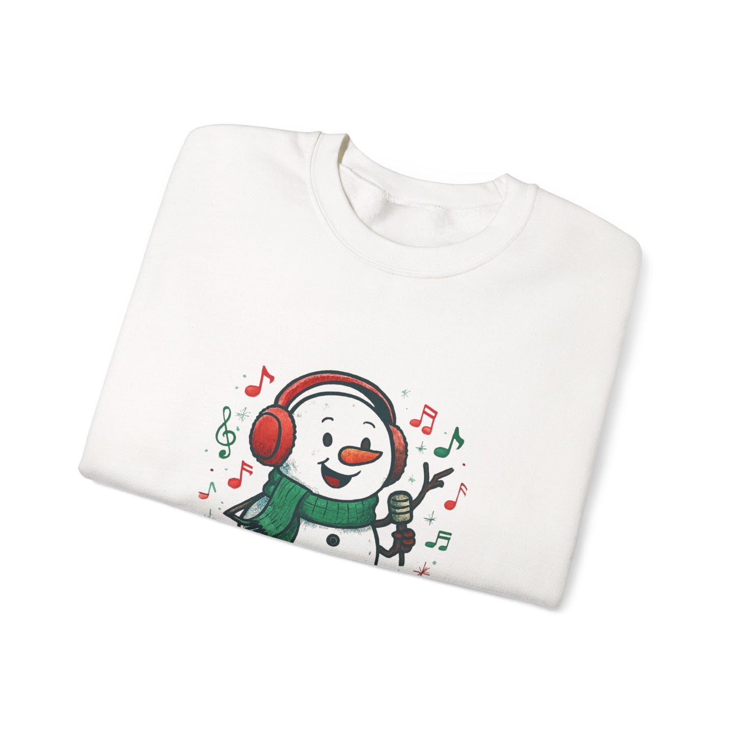 Snowman 'Let’s Defrost the Jams' Sweatshirt — Holiday Music Crewneck