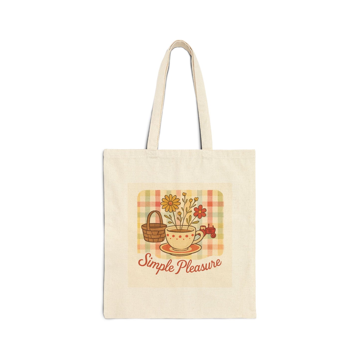Cotton Canvas Tote Bag