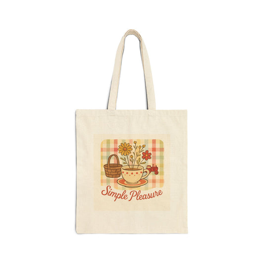 Cotton Canvas Tote Bag